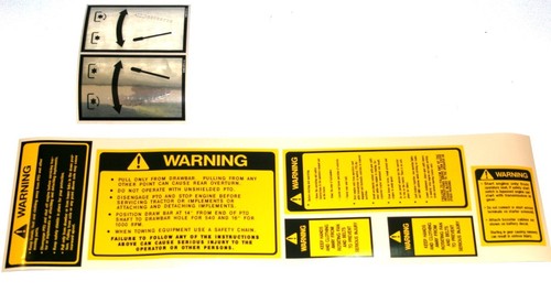 Safety pto decal - kit, ford